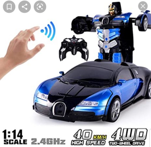 מכונית רובוטריק אדום או כחול עם חיבור לWIFI