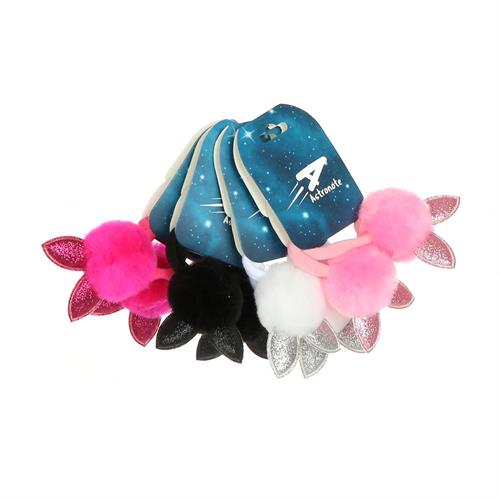 זוג גומיות פונפון אוזניים