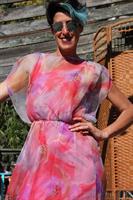 שמלת מקסי של מלאכיות מידה M