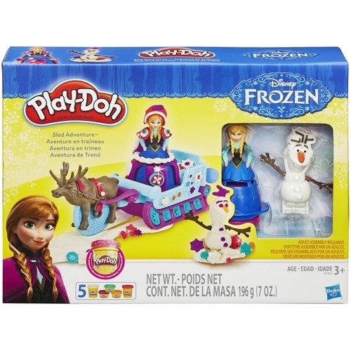 פליידו פרוזן אנה ואולף במזחלת