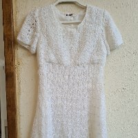 שמלת מיני סרוגה שנות ה 70 XS