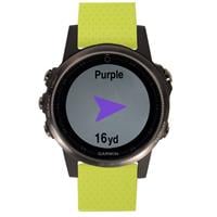 רצועה מקורית לשעון גרמין Garmin Fenix 5s QuickFit 18 Watch Bands צהוב