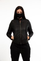 מעיל דמוי עור נשים