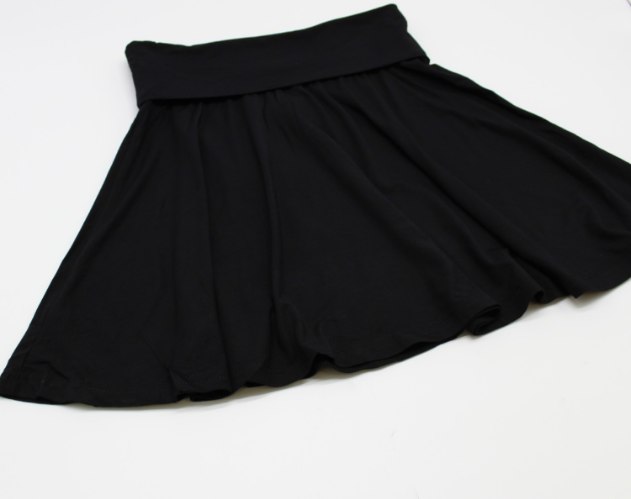 חצאית בנות ויסקוזה שחור