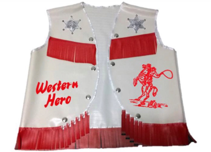 וסט קאובוי לבן