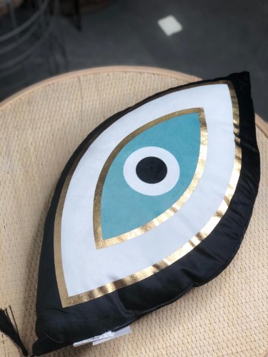 כרית עין אליפסה- שחור