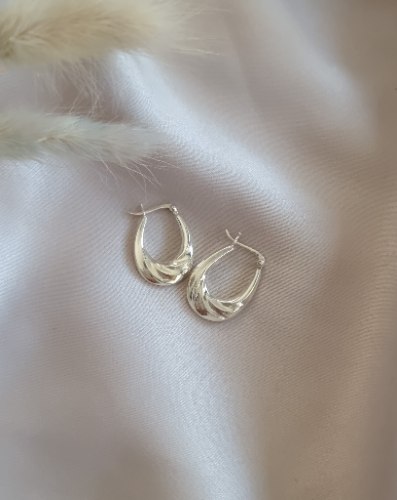 עגילי שיינה כסף