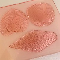 סט מניפות קטנות ליצירה בשוקולד ובבצק סוכר | עלה טרופי לשוקולד | עלים  קישוט עוגה אתי דבש 2021