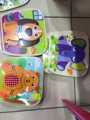 מגוון פאזלים חיות.