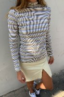 טופ דייגו פסים חצי גולף