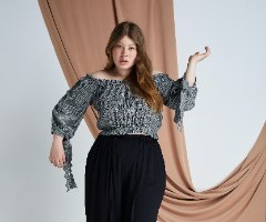 טופ סילבר פפיטה שחור