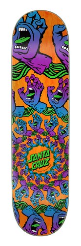 8.125in x 31.7in Mandala Hand Santa Cruz Skateboard Deck