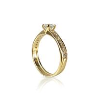 0.70 קראט טבעת יהלומים בזהב | טבעת אירוסין