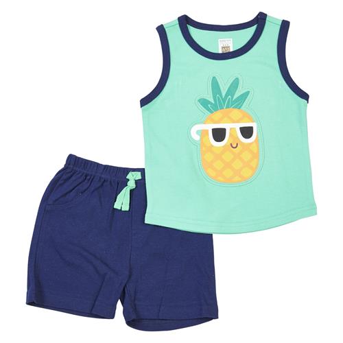 חליפת גופייה אננס טורקיז