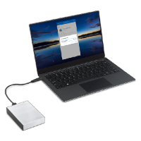 כונן קשיח חיצוני Seagate One Touch Portable 1TB 2.5'' USB 3.0 - כסוף