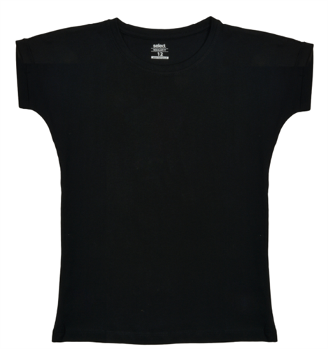 חולצת בייסיק חלקה בנות