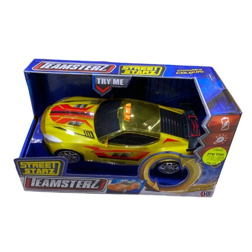 מכונית מירוץ נוסעת בלחיצה- אורות וצלילים