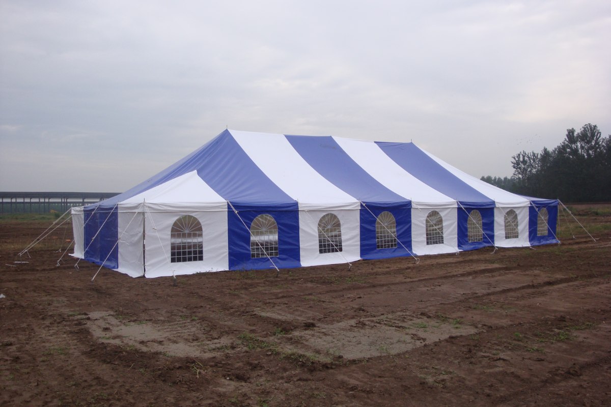אוהל קבוע בגודל 7X12 לתערוכות וכנסים