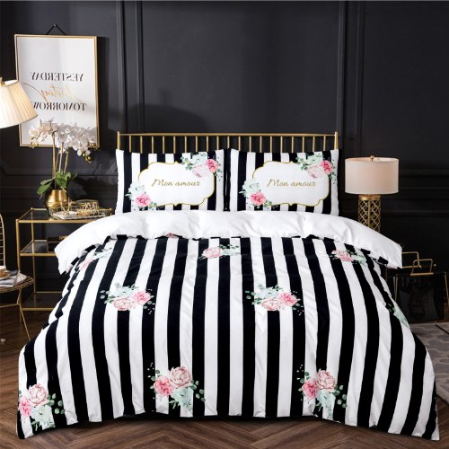 סט מצעים למיטת יחיד 90/200 דגם שקד - 2240