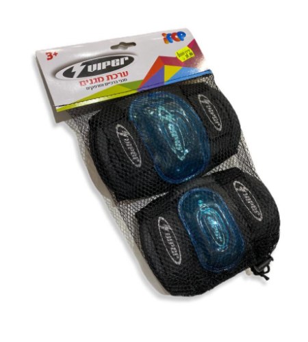 ערכת מגנים -מגני ברכיים ומרפקים כחול