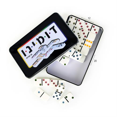 דומינו בקופסת פח