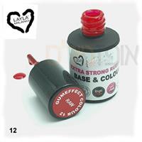 ג'ל בסיס 012 בגוונים  EXTRA STRONG RUBBER לילה מילאנו LAYLA MILANO