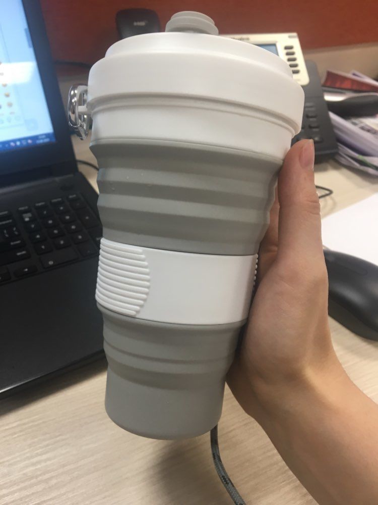חוות דעת - כוס סיליקון מתקפלת לשתייה – Folding.Sili.cup
