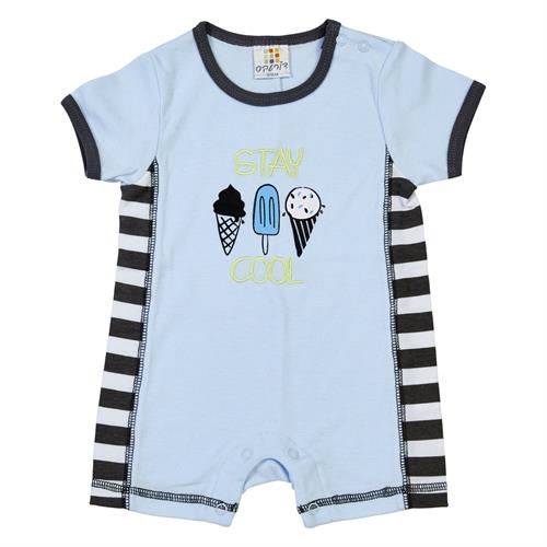 אוברול גלידות תכלת בייבי