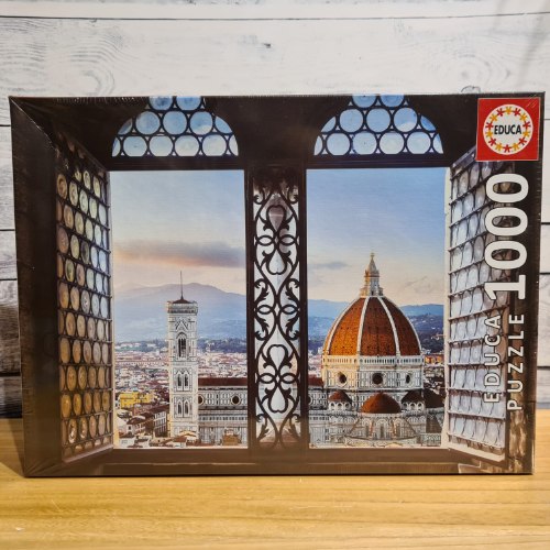 פאזל חלונות לפלורנס צרפת - 1000 חלקים