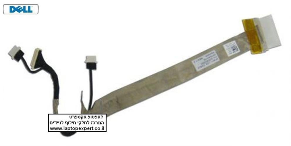 כבל מסך למחשב נייד דל Dell Inspiron 1425 / 1427 LCD Cable DC020000S00 , KFW11 , DC02000E200