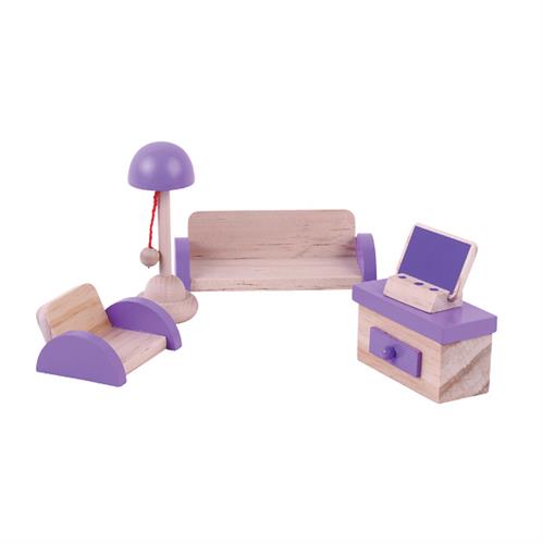 ריהוט לבית בובות - סלון ופינת ישיבה