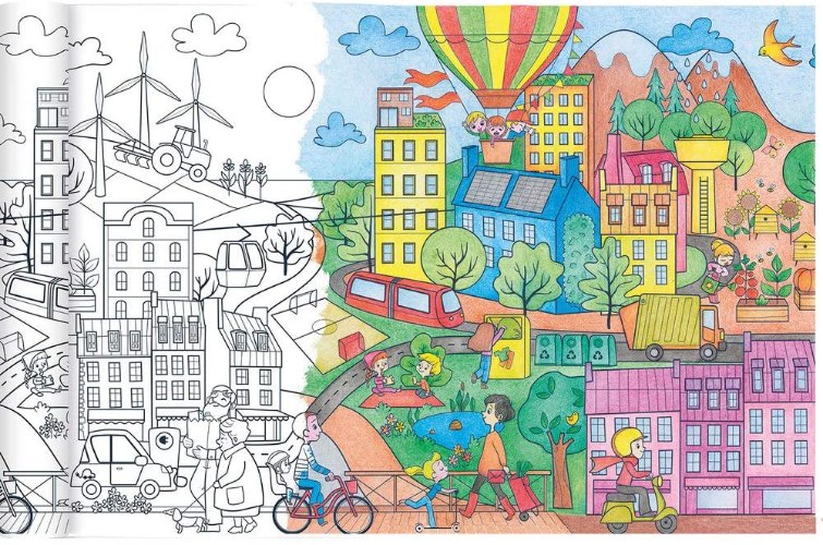 גליל נייר לצביעה - אורבני