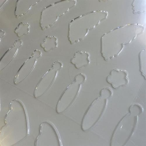 לוח כנפי פרפר +גרפיקה תואמת ליצירה בשוקולד