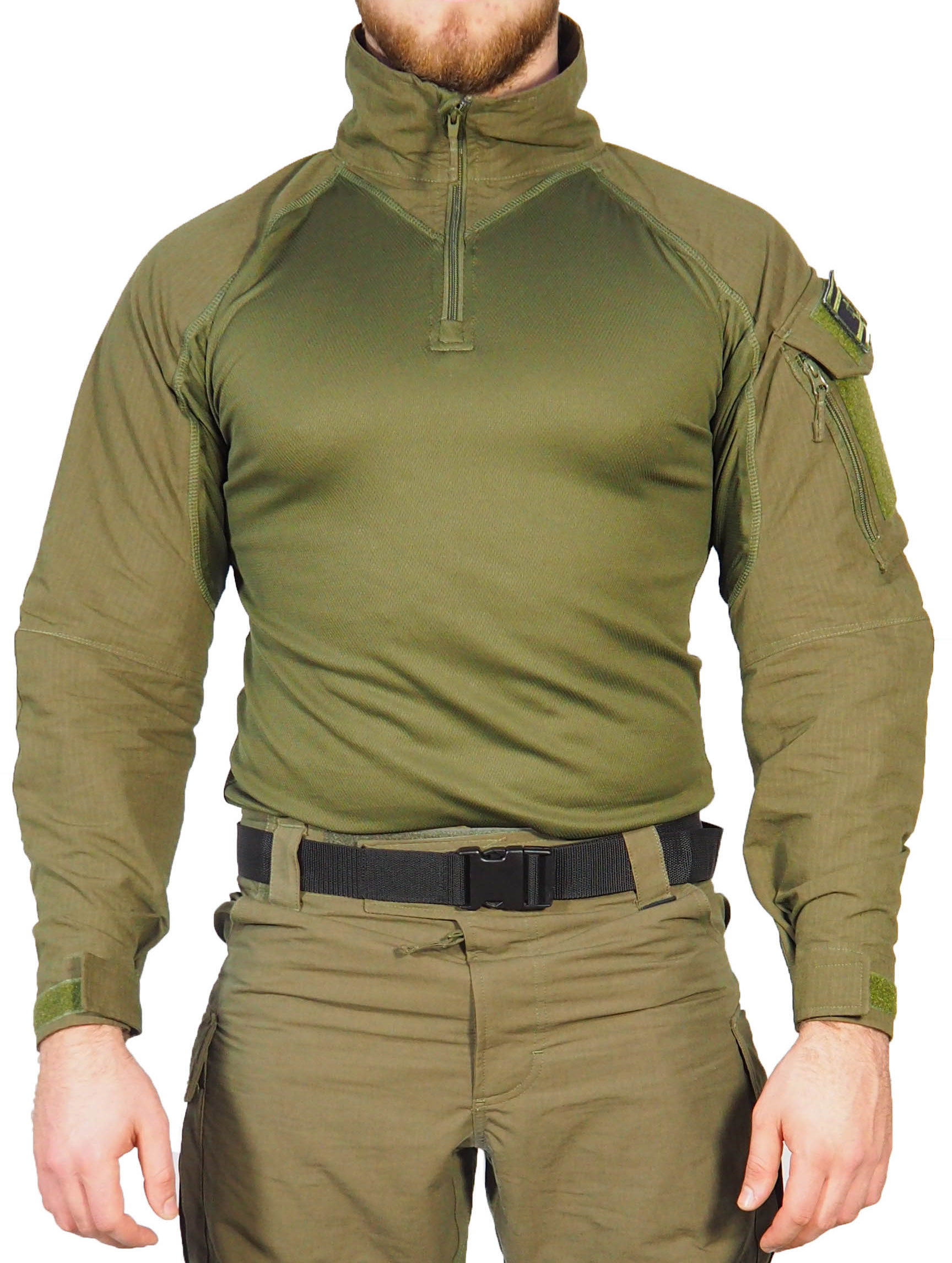 חולצה מדי פשיטה ג  טקטי ללוחם  כיס יחיד מדי לחימה צבע ירוק זית דגם  Keela