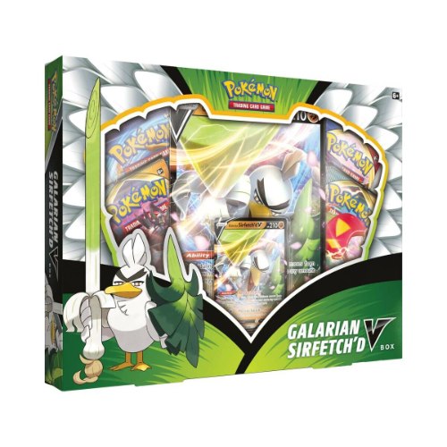 קלפי פוקימון Pokemon TCG Galarian Sirfetch'd V Box