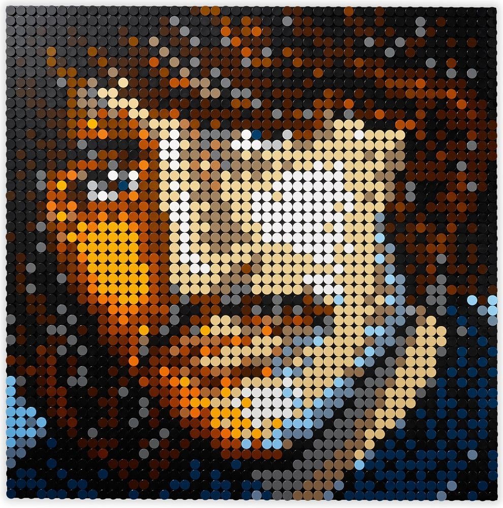 the beatles art lego