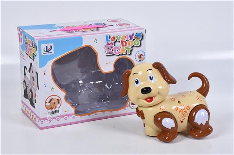 כלב הולך+ אורות וקולות