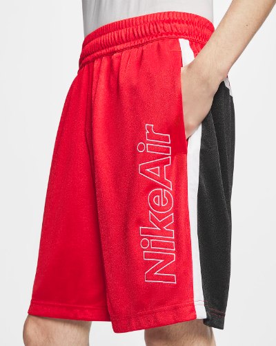 שורט NIKE AIR גברים צבע אדום/שחור/לבן