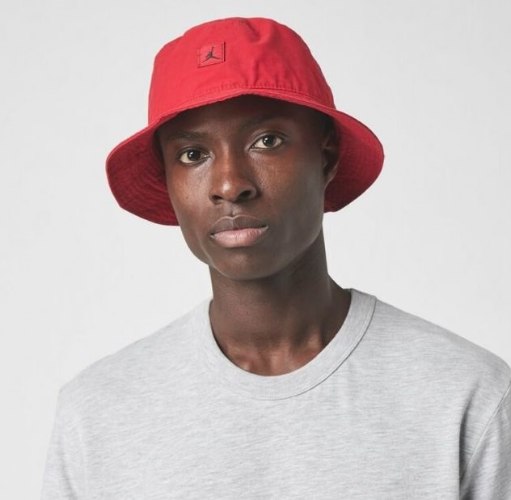 JUMPMAN WASHED BUCKET CAP RED
