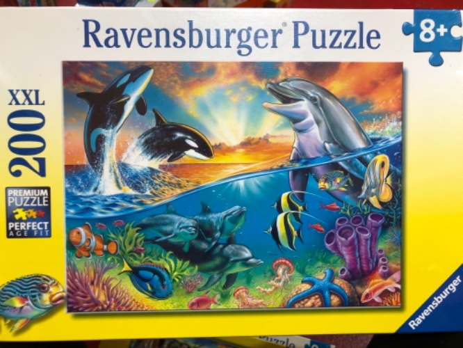 פאזל דולפינים בים 200 חלקים