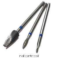 סט 3 ראשי שיוף למניקור+הסרה1 - כחול