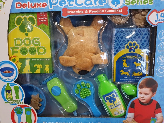 ערכת טיפול בכלב עם 14 חלקים