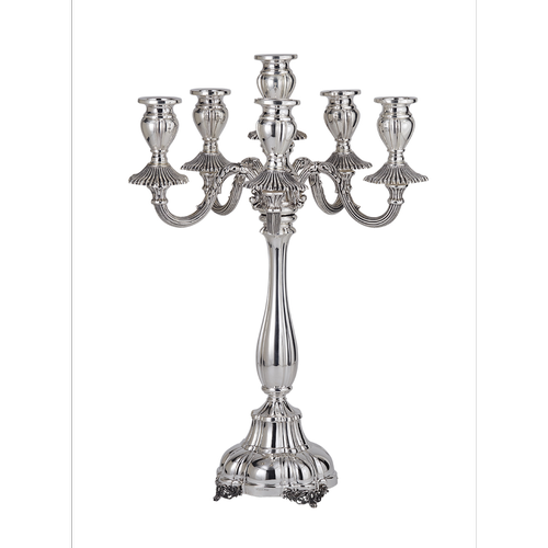 קנדלברה 6 קנים כסף טהור דגם ויטראז M