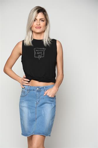 חצאית ג'ינס מיני