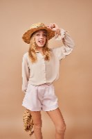 חליפת פנלופה קאמל - DANA SIDI GIRLS