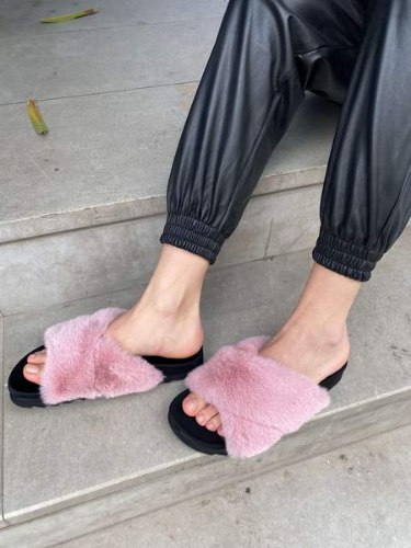 כפכף פרווה AMARI ורוד