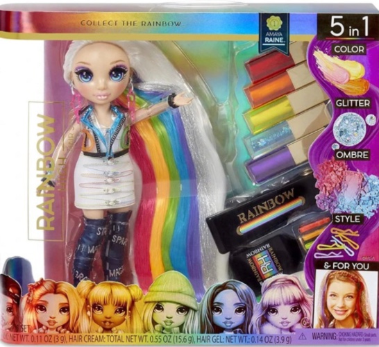 בובת ריינבו סטודיו השיער