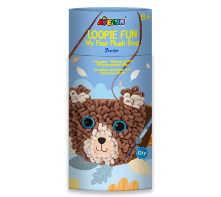 הכנת תיק בד לופי חיות - דובי AVENIR