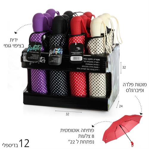 מטרית סיליקון חצי אוטומטית נקודות בדיספלי(36 יח')