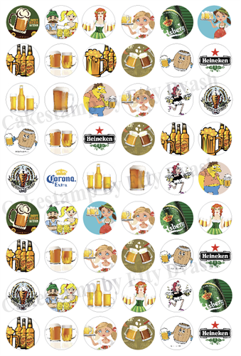 דף טרנספר - יום הולדת בירה - 54 יח' בדף